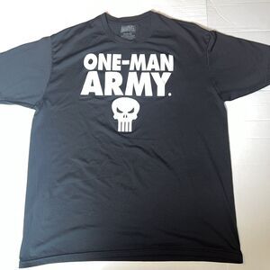 one man army marvel punisher shirt 2X Polyester